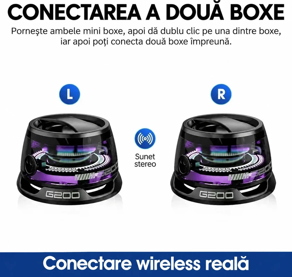 Boxa Bluetooth Magnetica Portabila